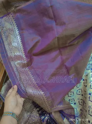 I will sell an unused Tussar saree.