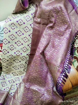 I will sell an unused Tussar saree.