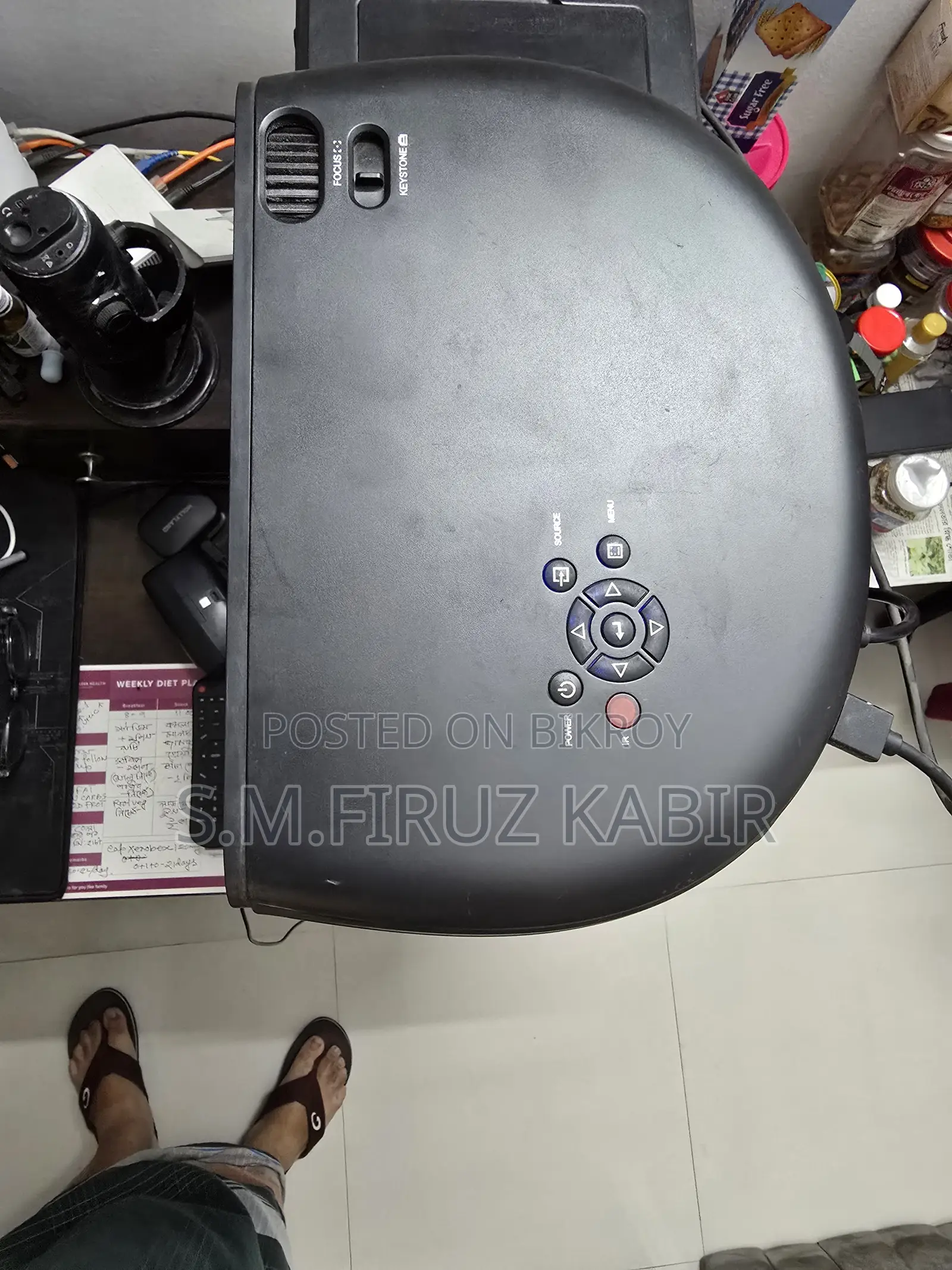 বিল্ট-ইন টিভি কার্ড সহ Cheerlux Cl760 ৩২০০ লুমেন প্রজেক্টর