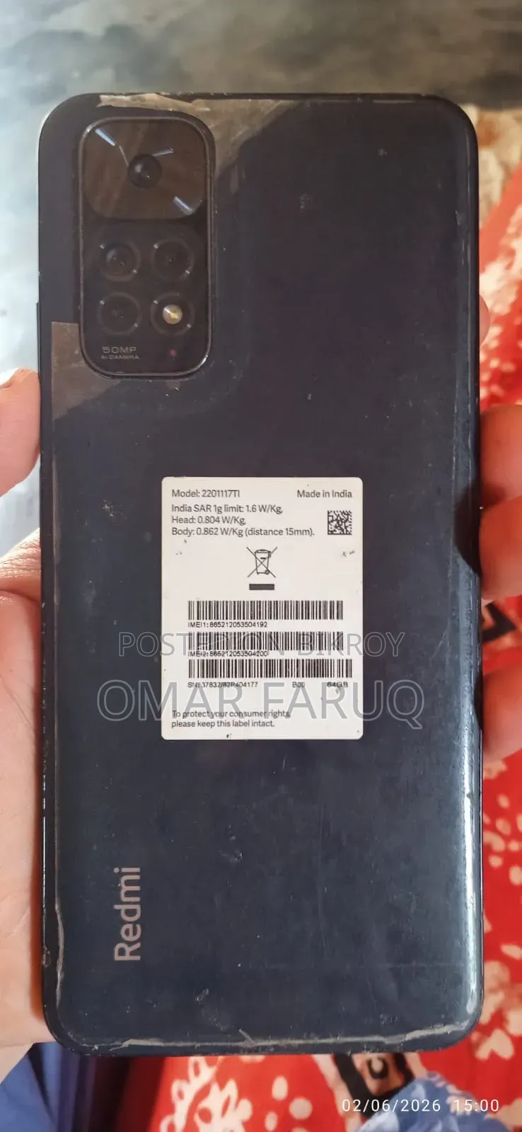 Xiaomi Redmi Note 11 64 GB Gray