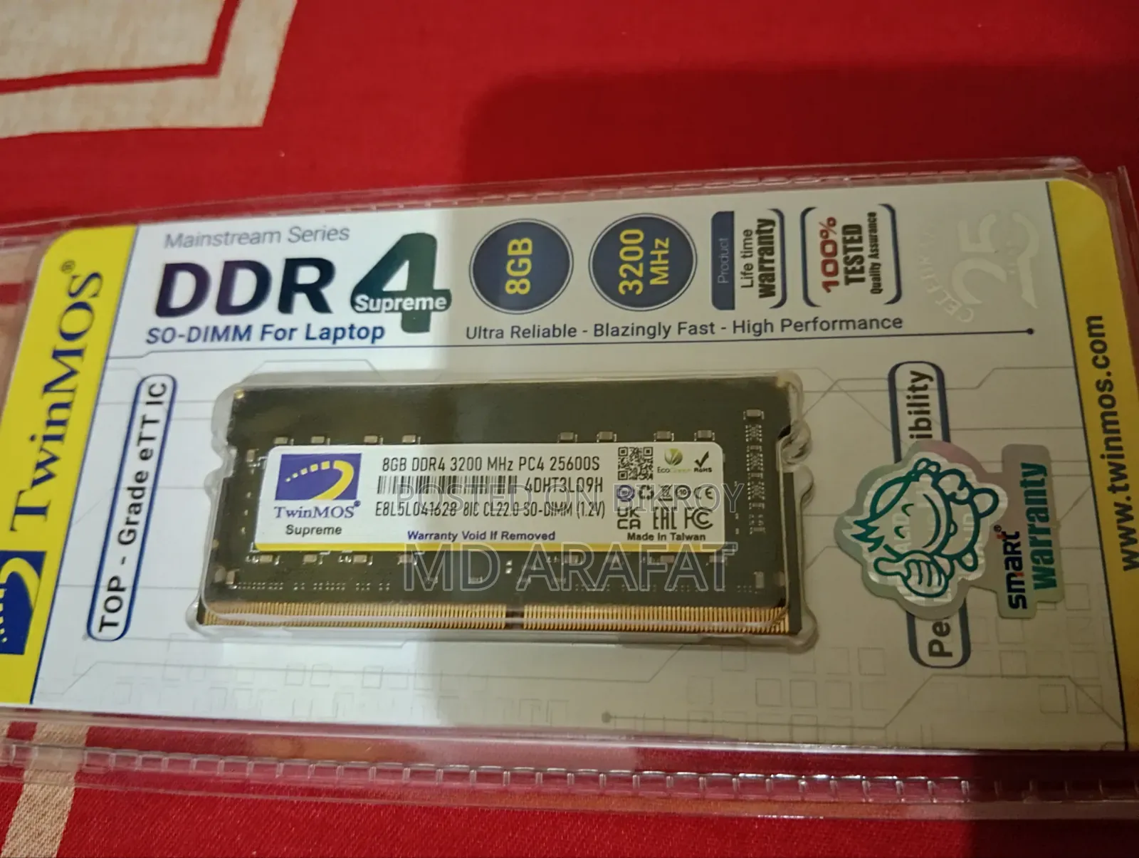 Twinmos 8gb Ddr4 3200mhz Laptop Ram
