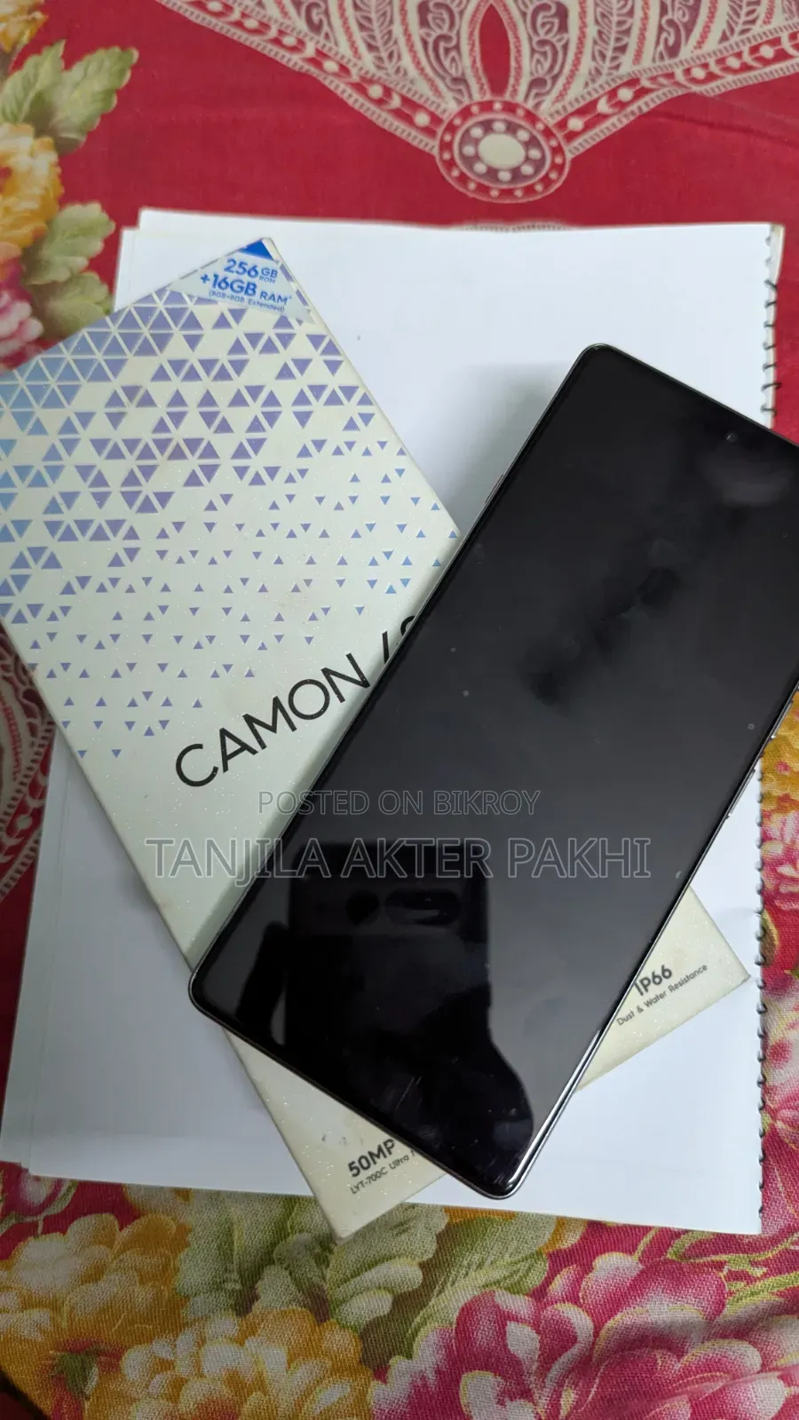 Tecno Camon 40 256 GB Black