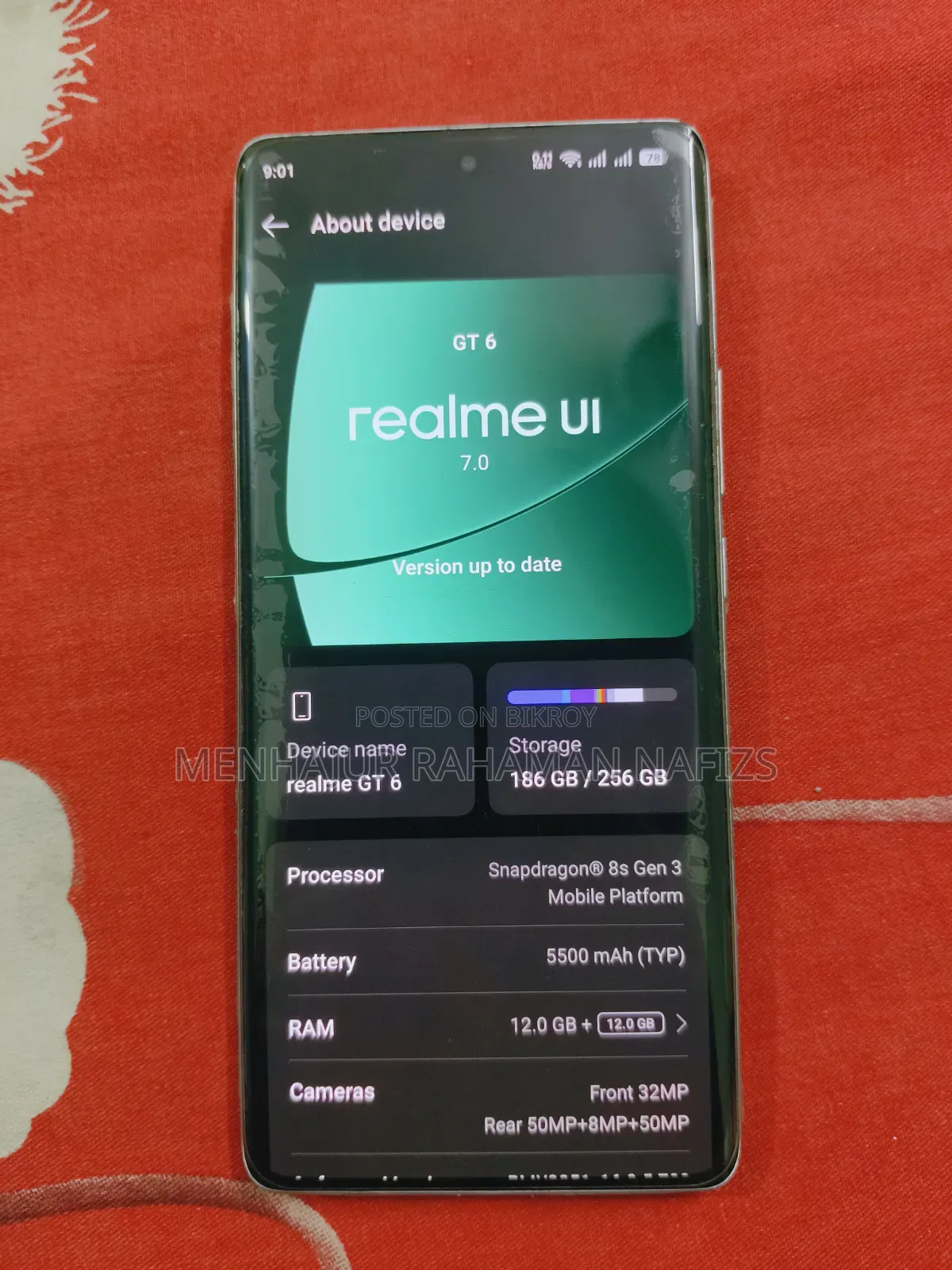 Realme GT 6 256 GB Silver