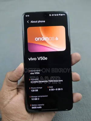 New Vivo V50e 128 GB Blue