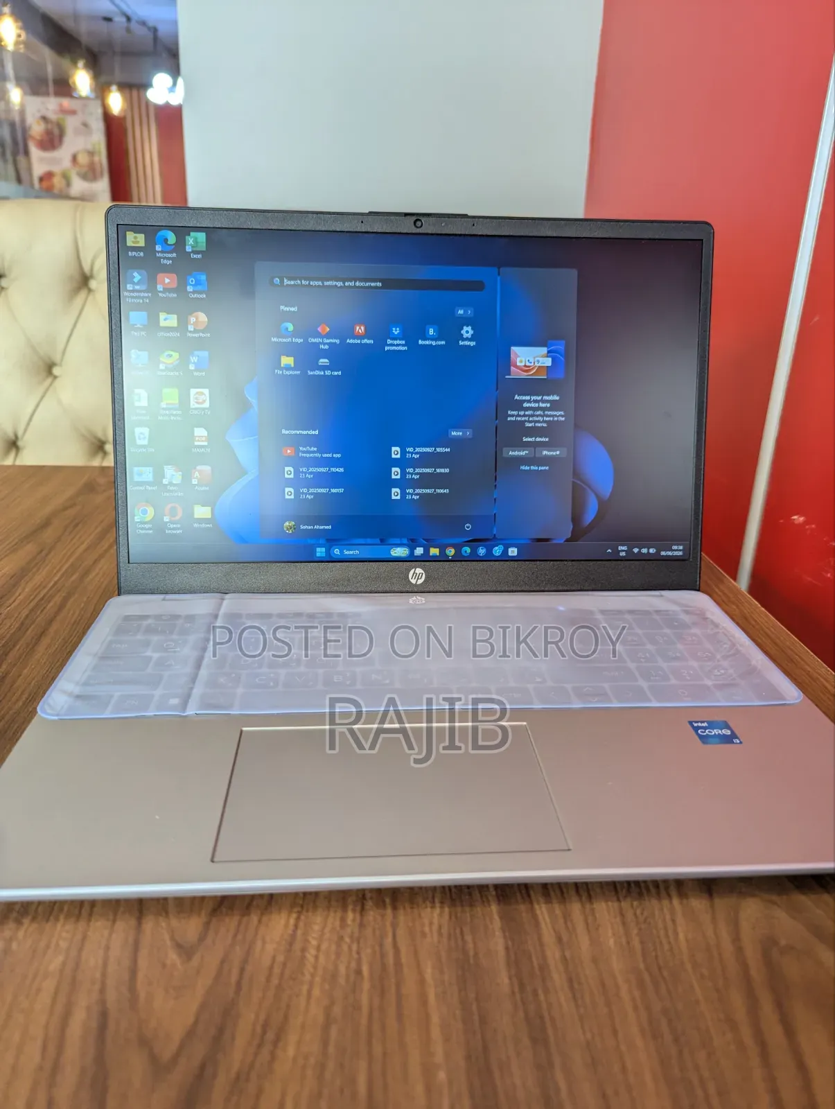 Laptop HP 15 8GB Intel Core I3 SSD 256GB