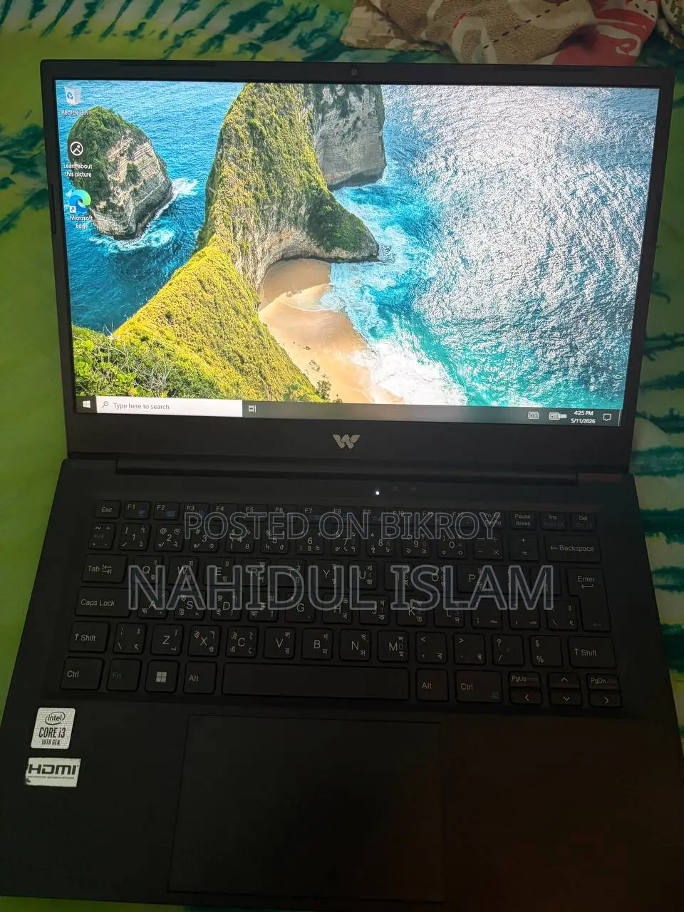 Laptop 8GB Intel Core I3 SSD 500GB