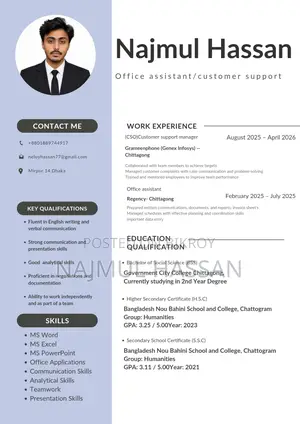 Part-Time Weekend CV