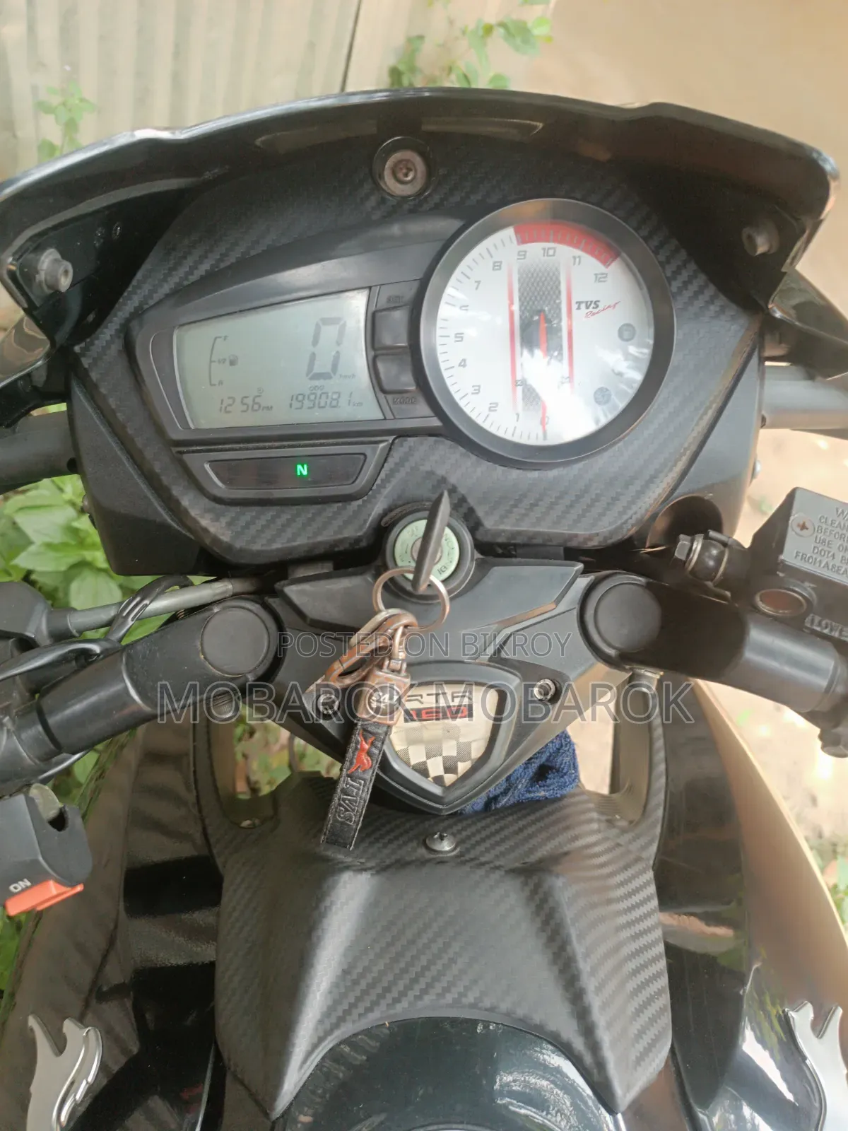 TVS Apache RTR 160 2V 2022 Black