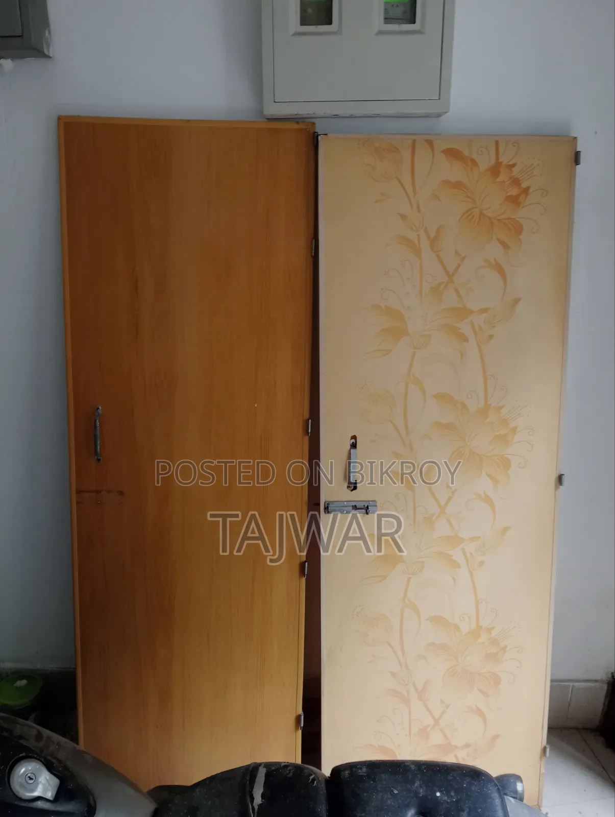 Old Practical Plastic Door