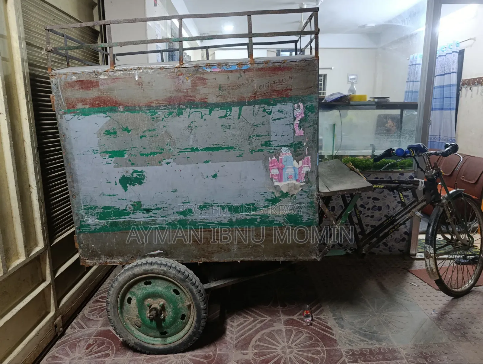 A covered van for sale