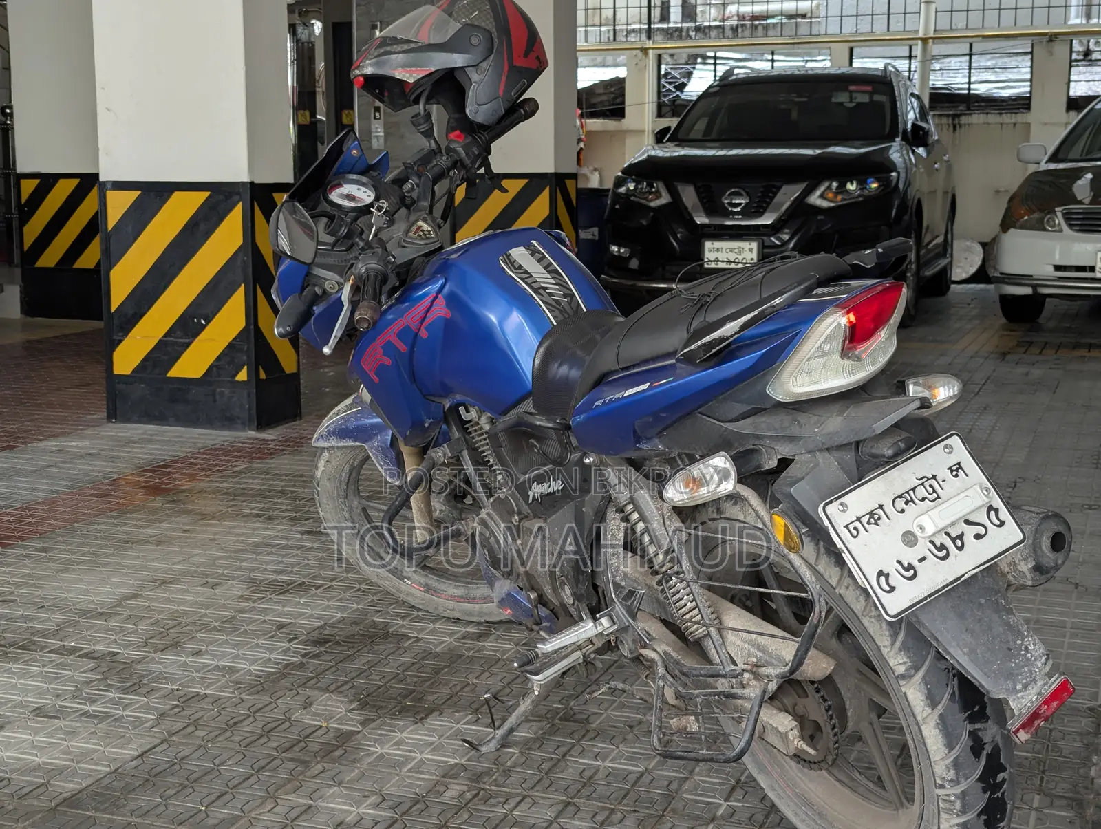 TVS Apache RTR 160 2V 2021 Blue
