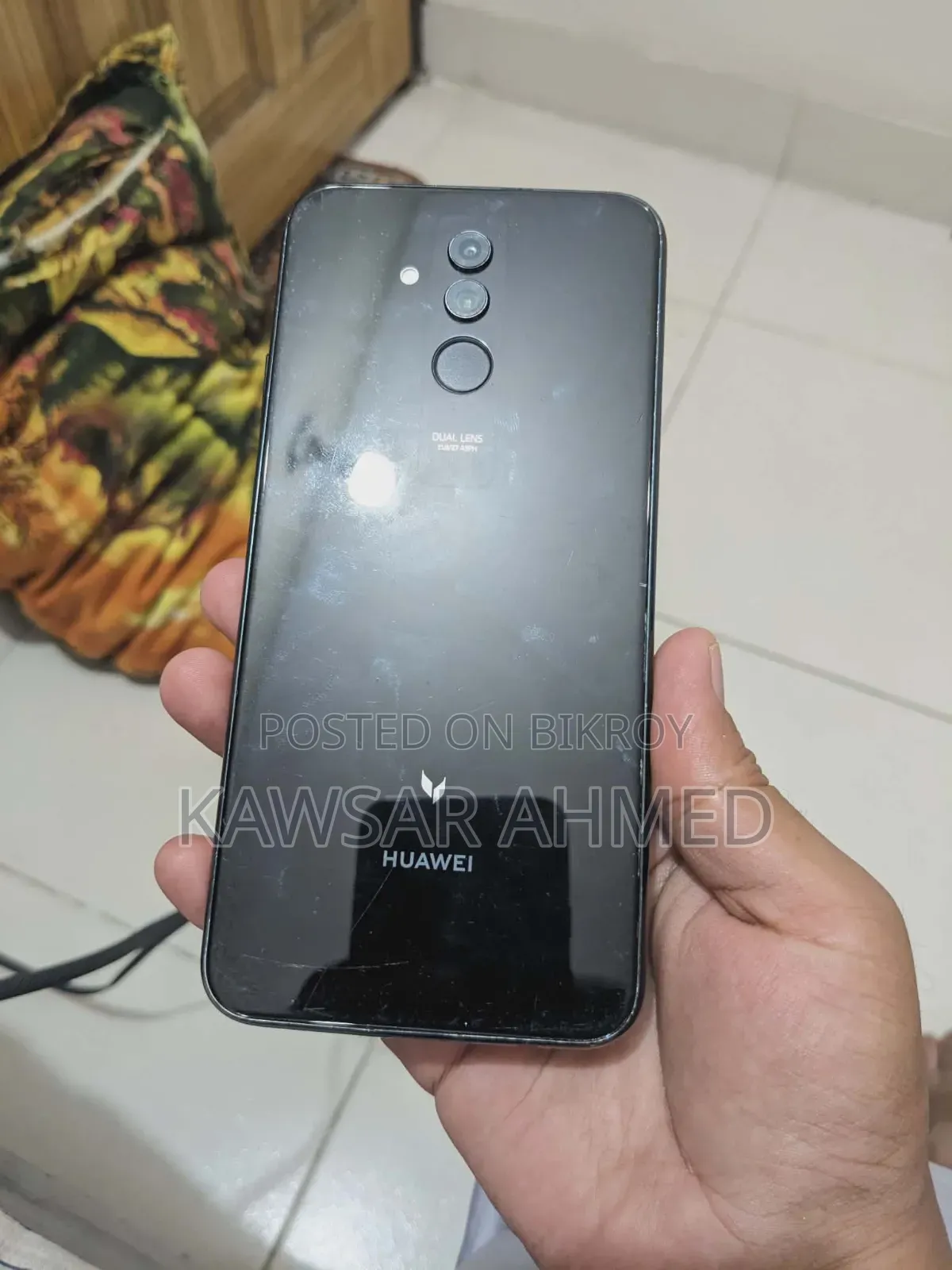 হুয়াওয়ে মেট ২০ লাইট ৬৪ জিবি কালো