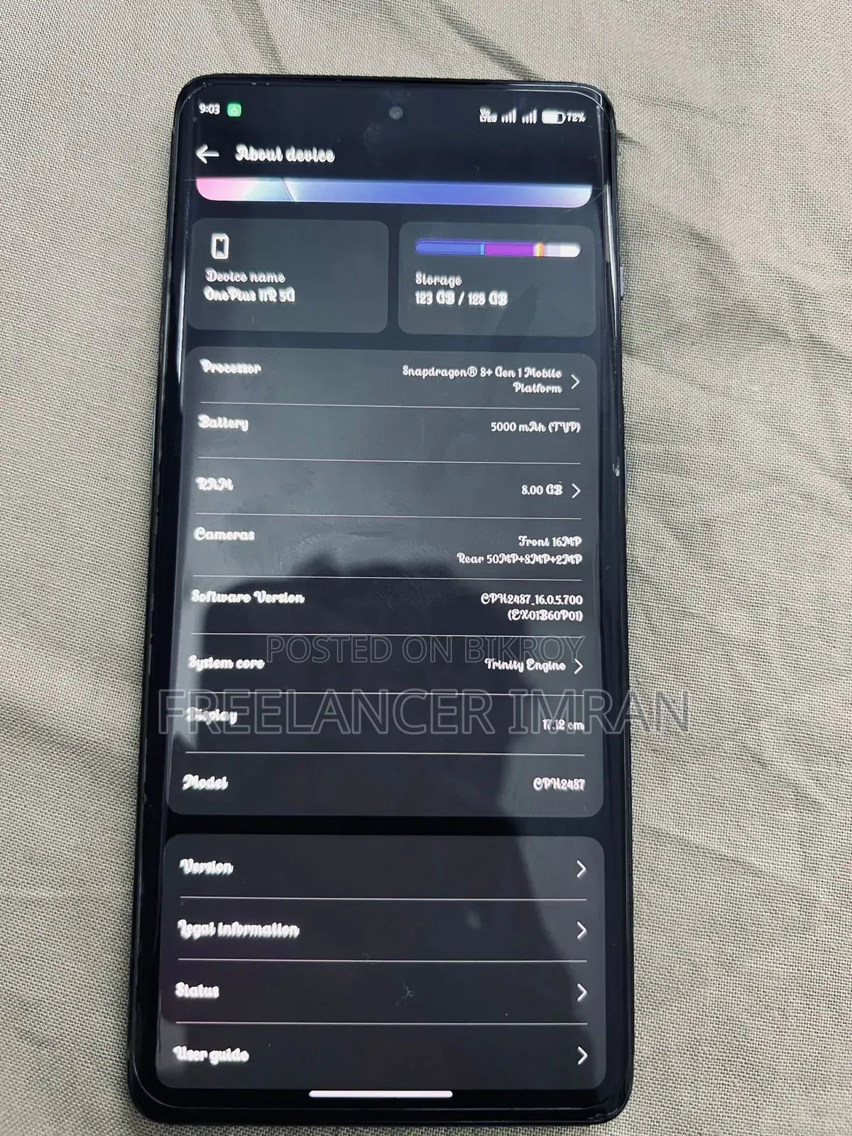 OnePlus 11R 128 GB Black