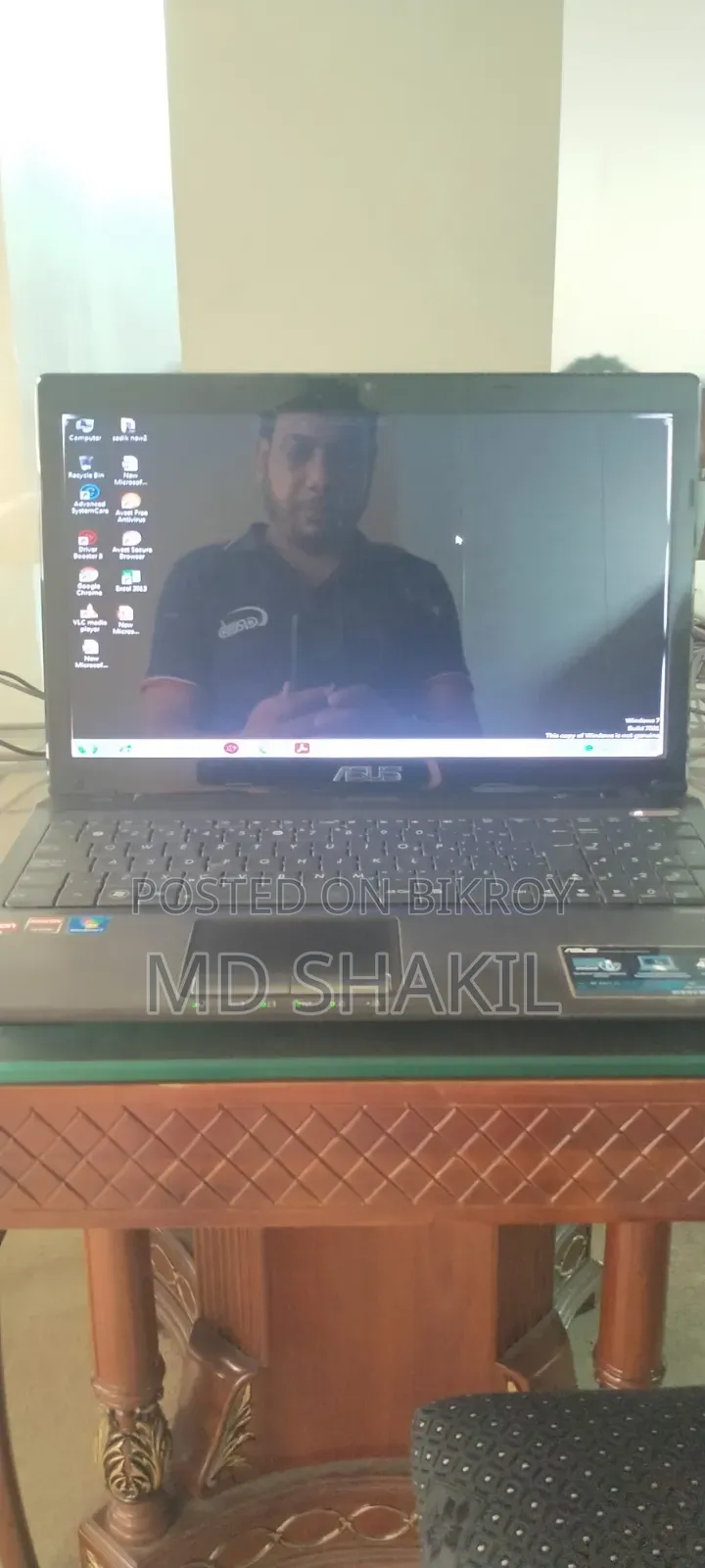 Laptop Asus K72DY 4GB Intel Core I3 HDD 256GB