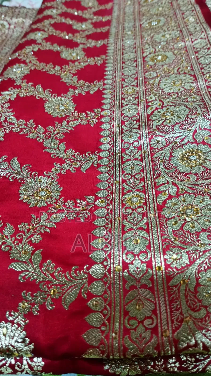New Bride Saree for Taka. Full body stone. Trending new saree