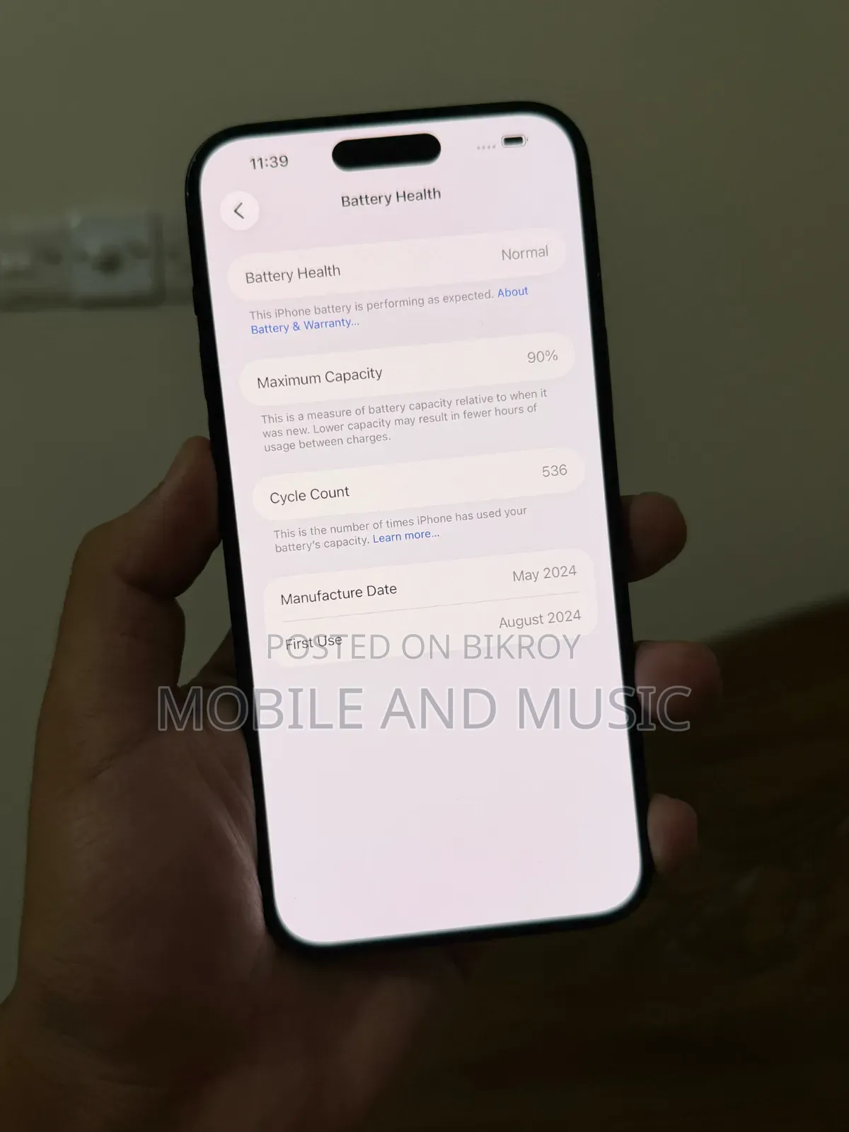 Apple iPhone 15 Plus 128 GB Black