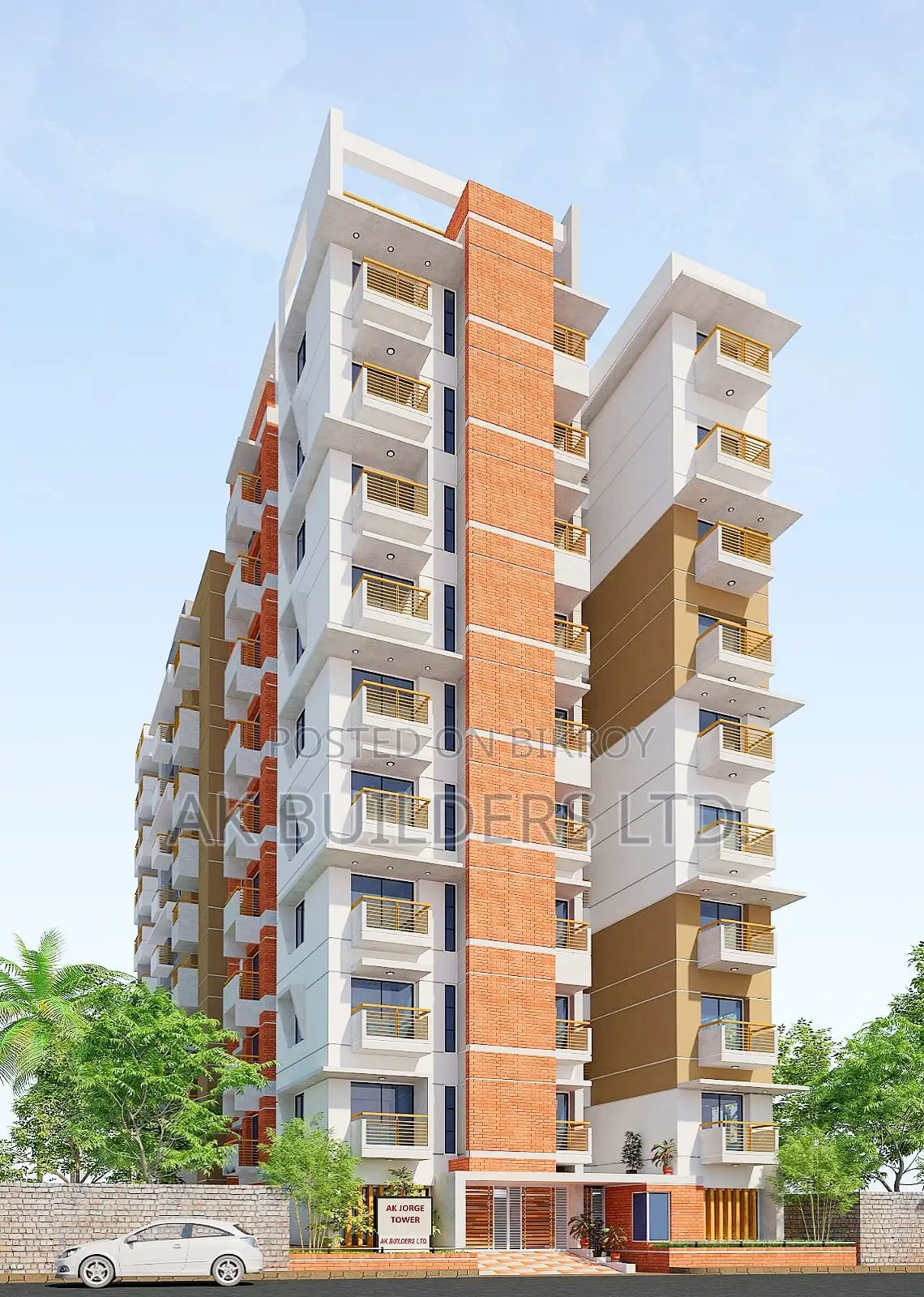 3bdrm Apartment in একে জর্জ টাওয়ার, Uttara for Sale