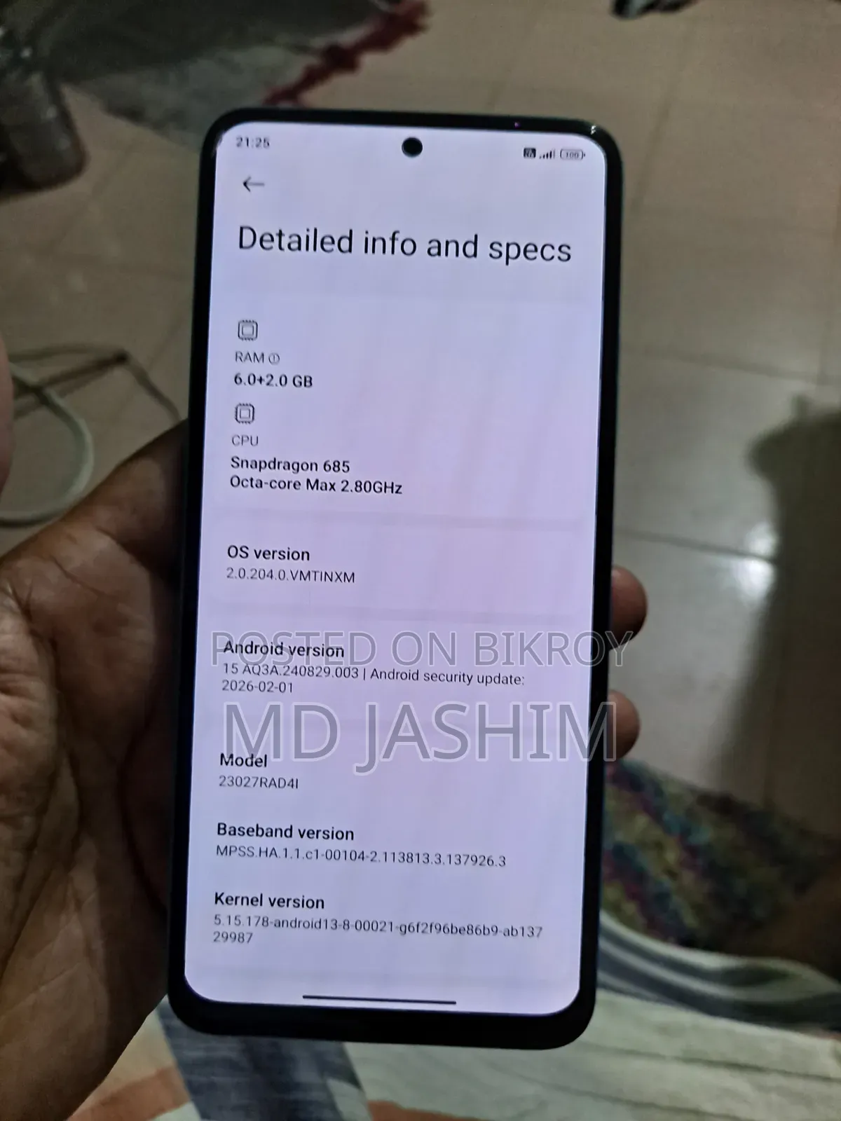 Xiaomi Redmi Note 12 128 GB Blue