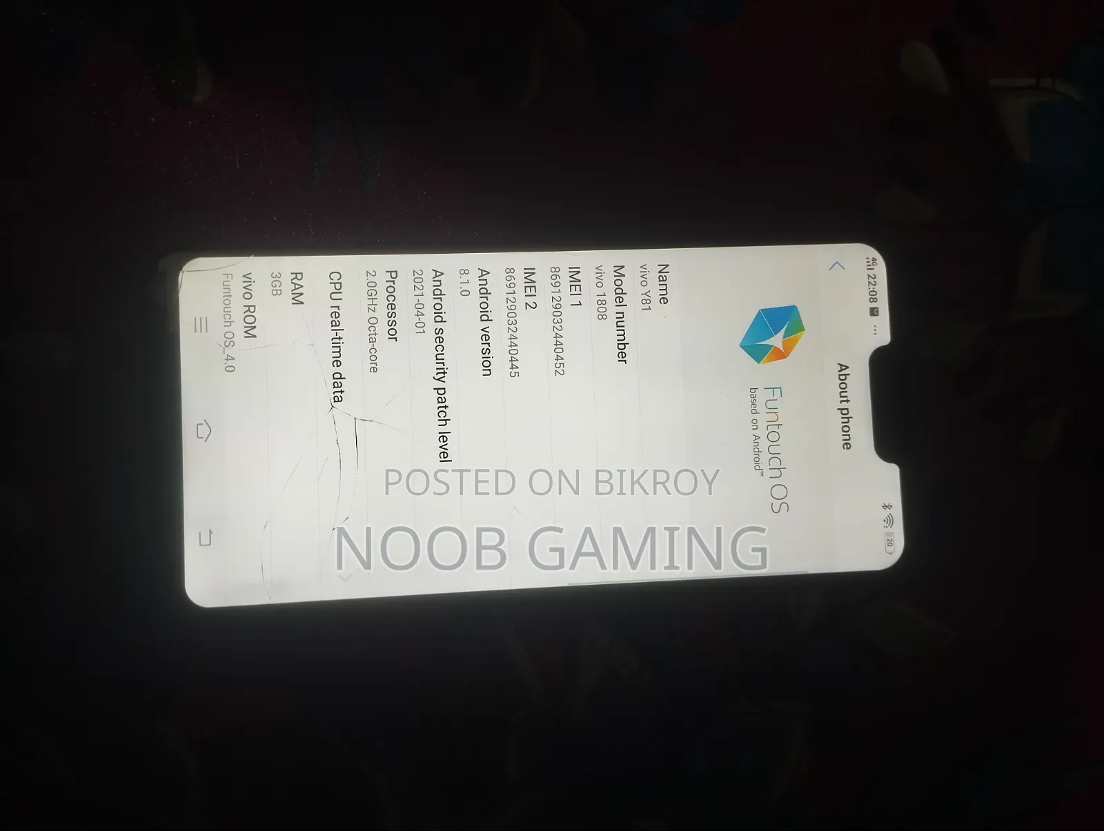Vivo Y81 32 GB Black