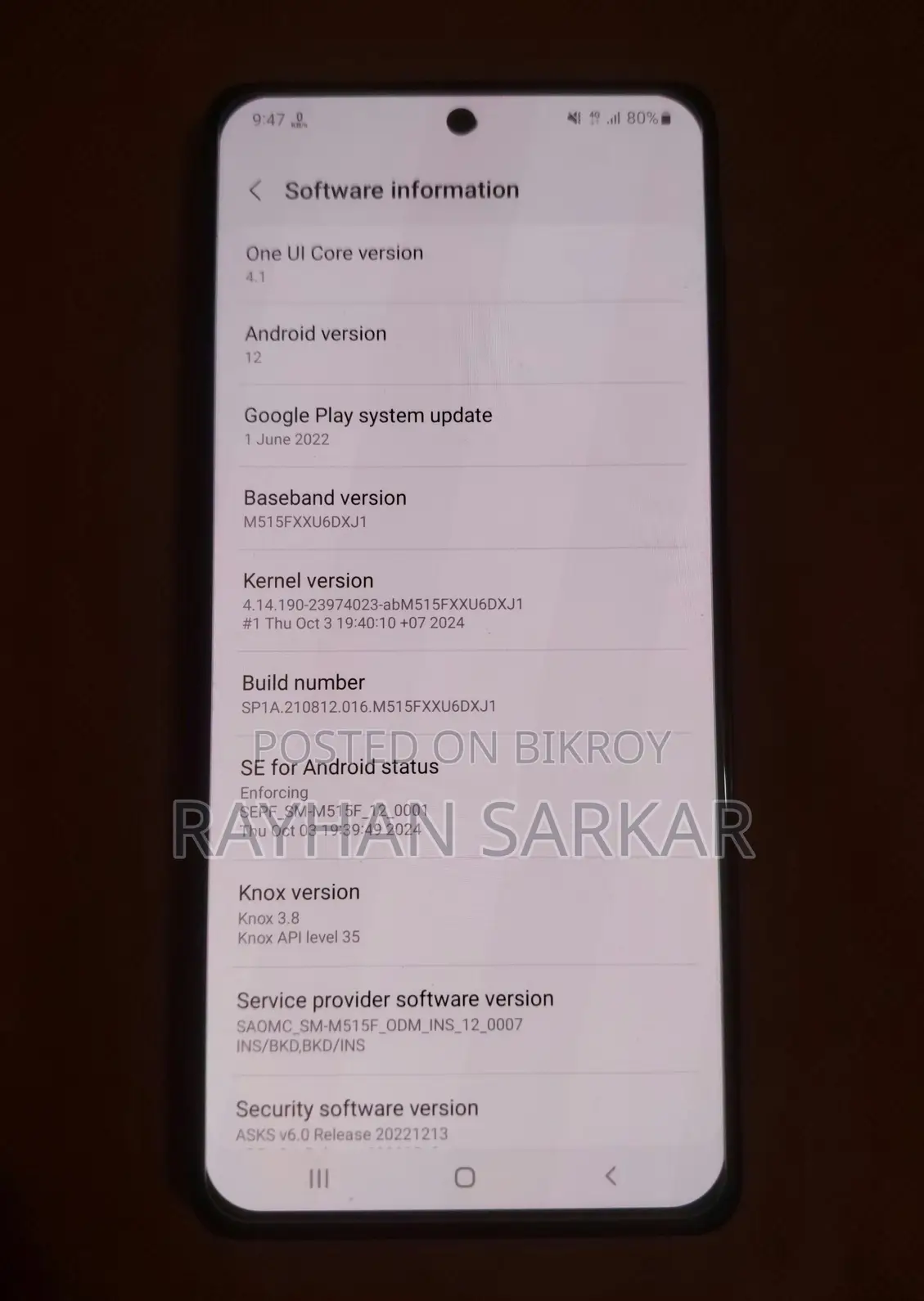 Samsung Galaxy M51 128 GB Blue