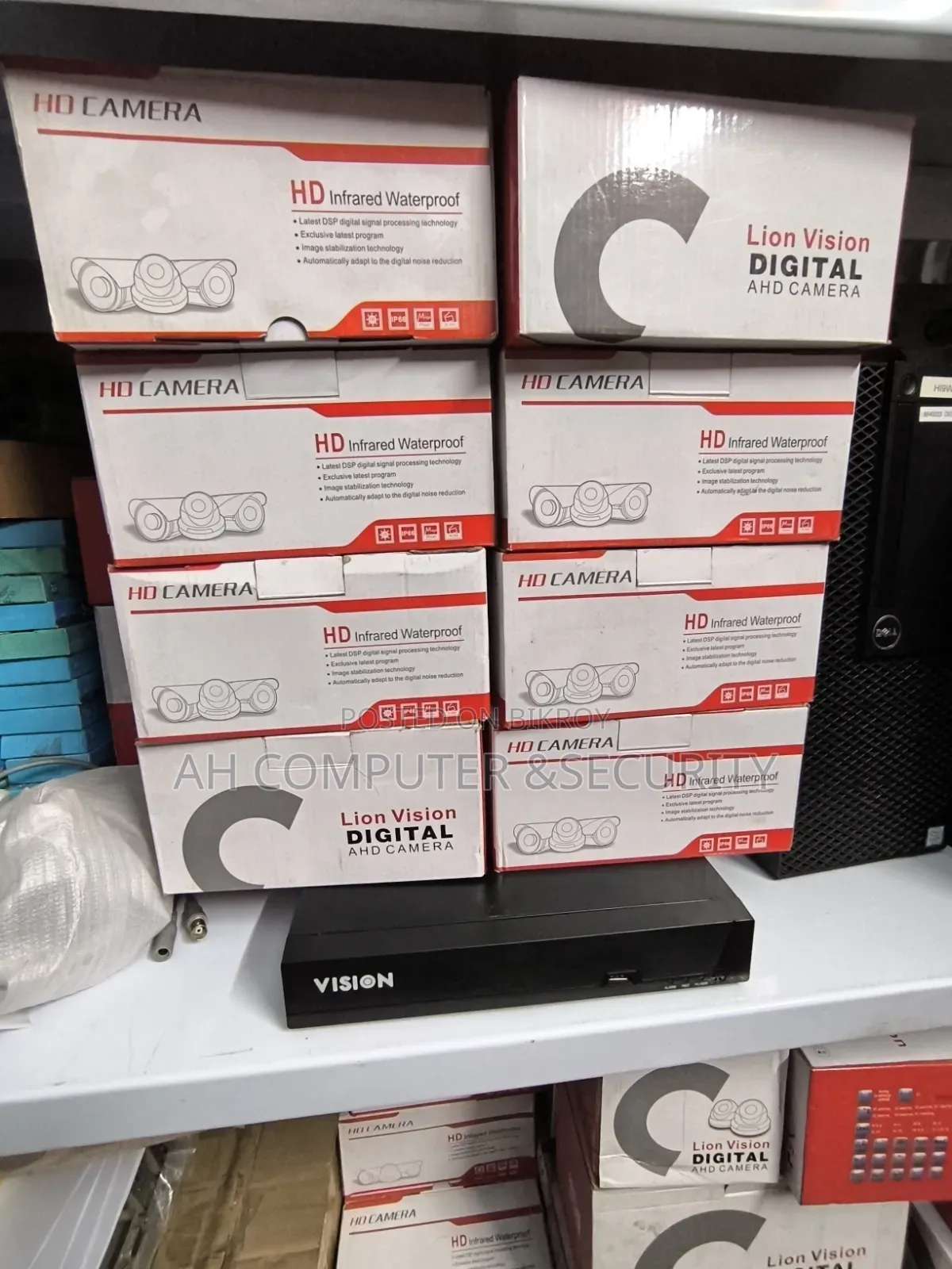 8ch Vision XVR 8pcs Ip Camera 500gb HDD