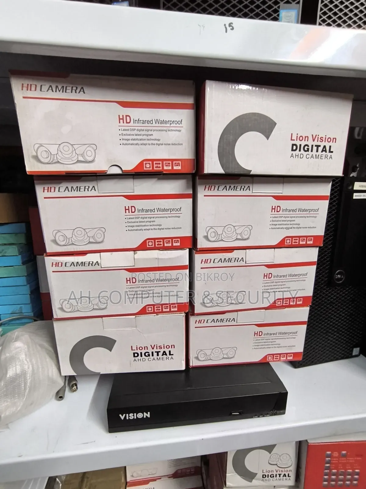 8ch Vision XVR 8pcs Ip Camera 500gb HDD