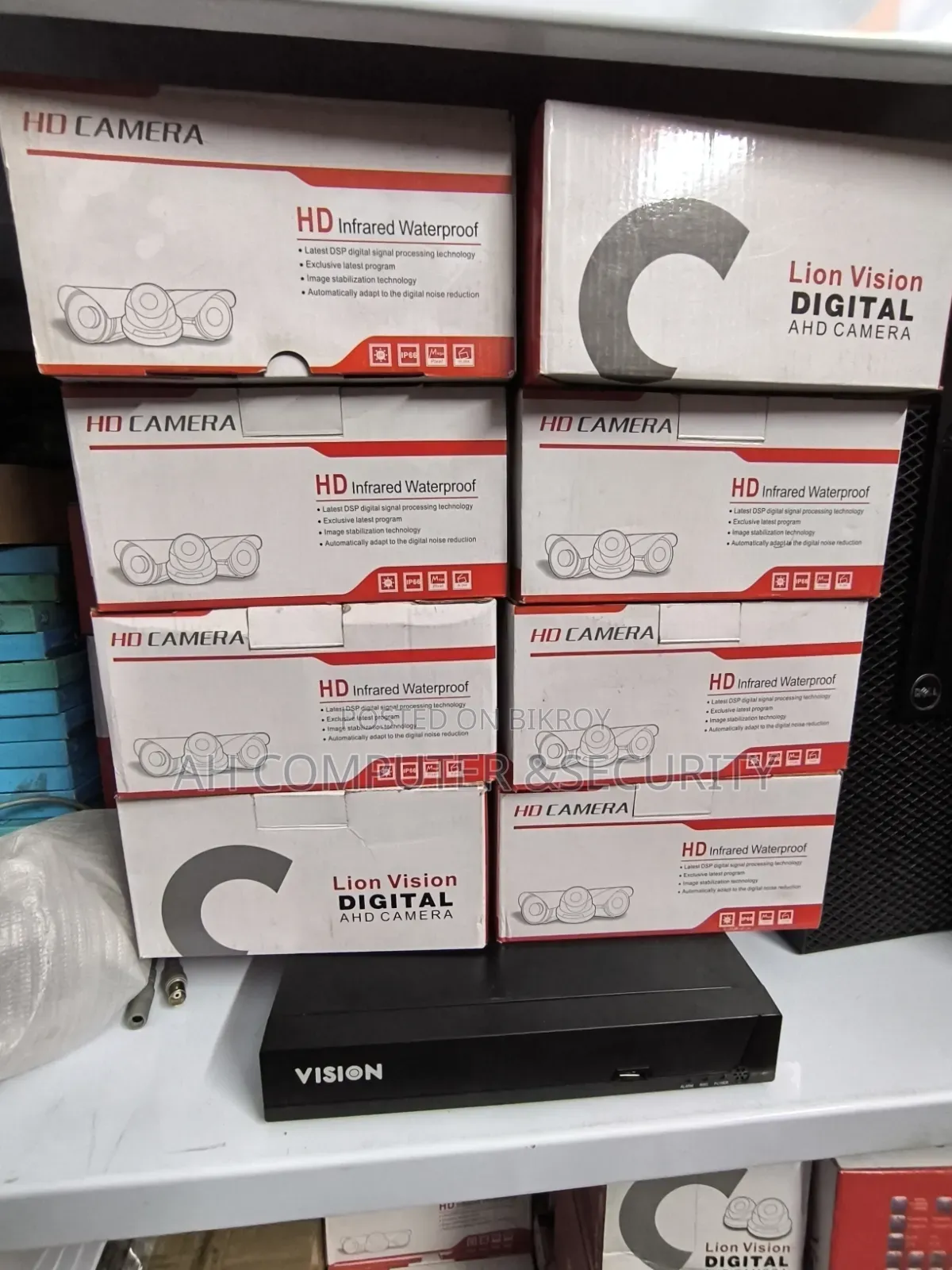 8ch Vision XVR 8pcs Ip Camera 500gb HDD