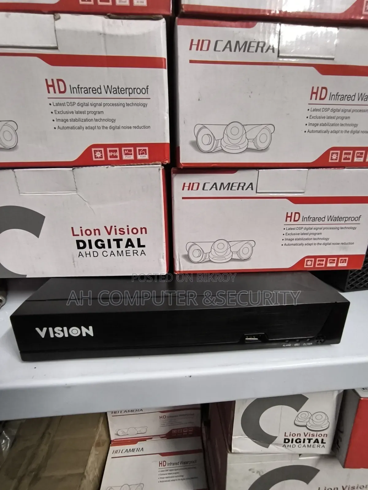 8ch Vision XVR 8pcs Ip Camera 500gb HDD