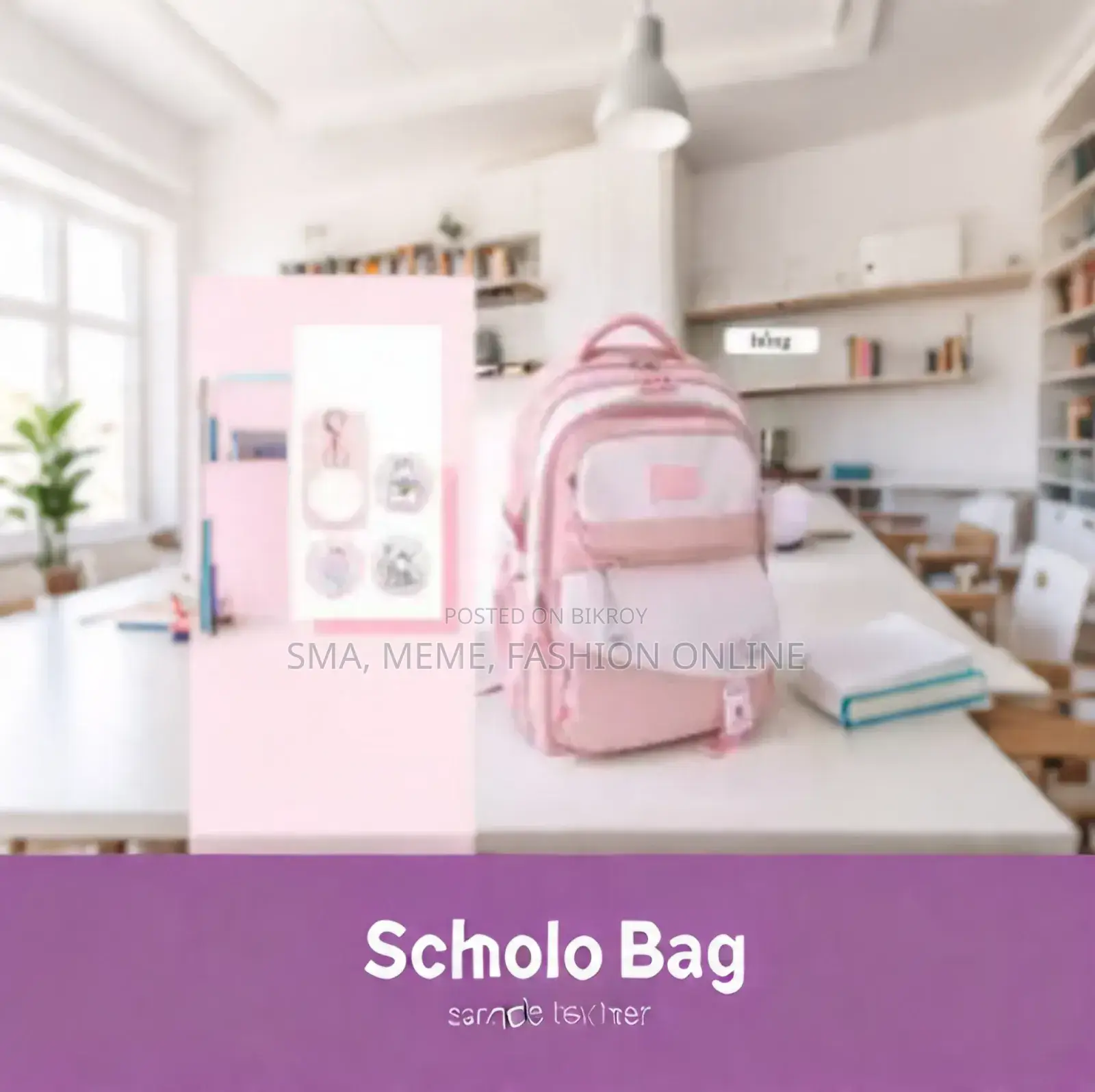 Fandare Premium School Backpack (Stylish & Practical)