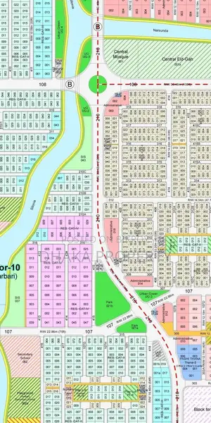 54ft Road 6 Katha Park South at Sector-9