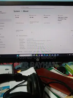 Desktop Computer 4GB AMD Ryzen 3 HDD+SSD 500GB