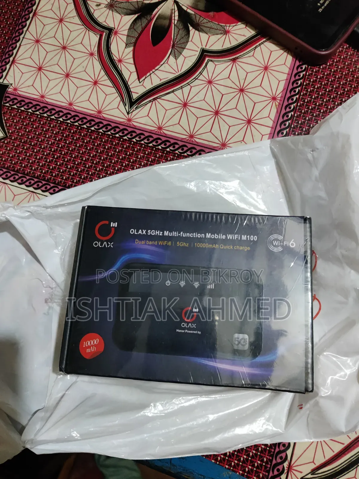 Olax M100 Wifi 6, Dual-Band Pocket Router!