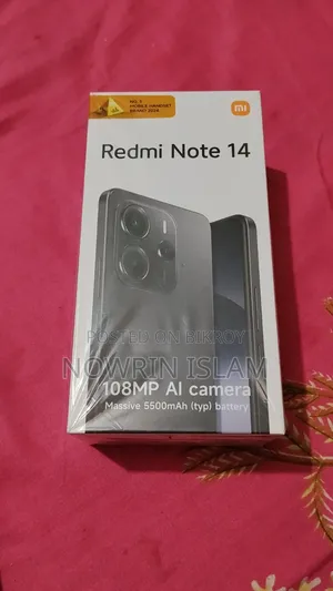 শাওমি রেডমি নোট ১৪ ৫জি ২৫৬ জিবি কালো