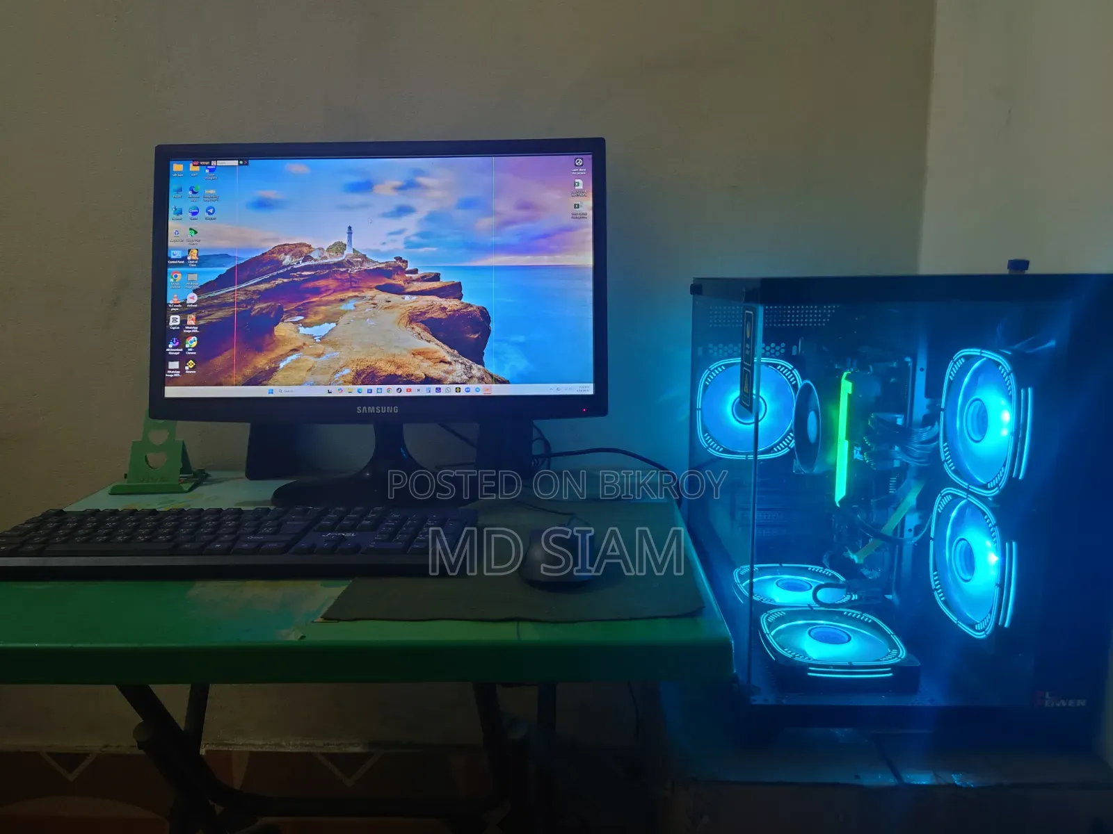 Desktop Computer Gigabyte GA-H110MSTX-HD3-ZK 16GB AMD Ryzen 7 SSD 256GB