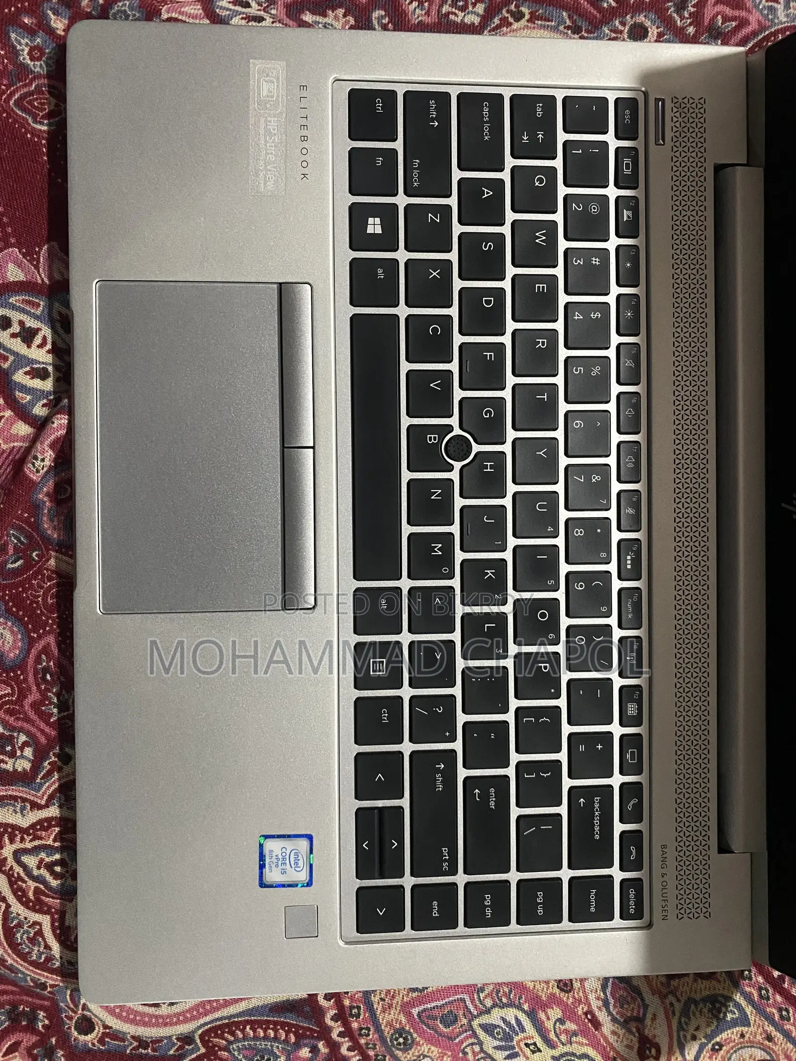 Laptop HP EliteBook 840 G6 16GB Intel Core I5 SSD 256GB