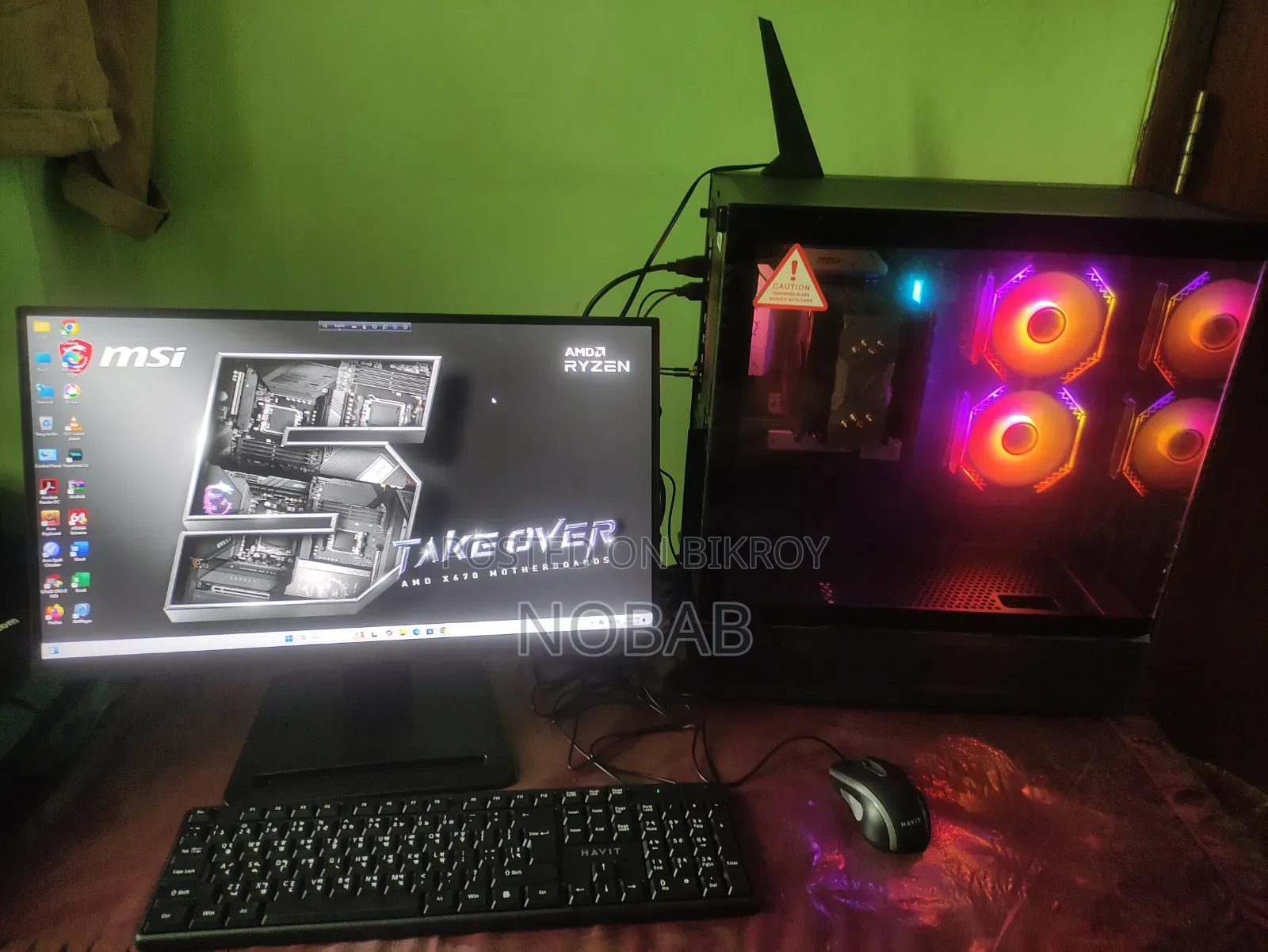 Desktop Computer 16GB RAM AMD Ryzen 7 Processor 512GB SSD