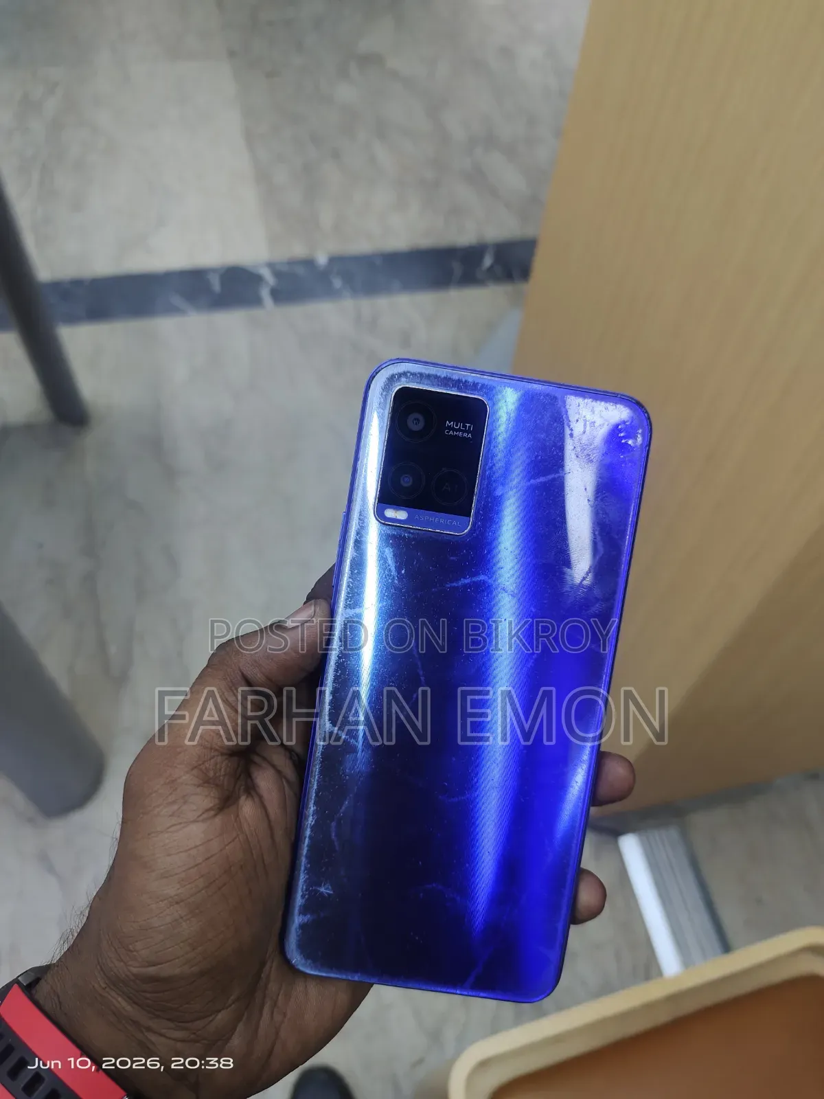 Vivo Y21 64 GB Blue
