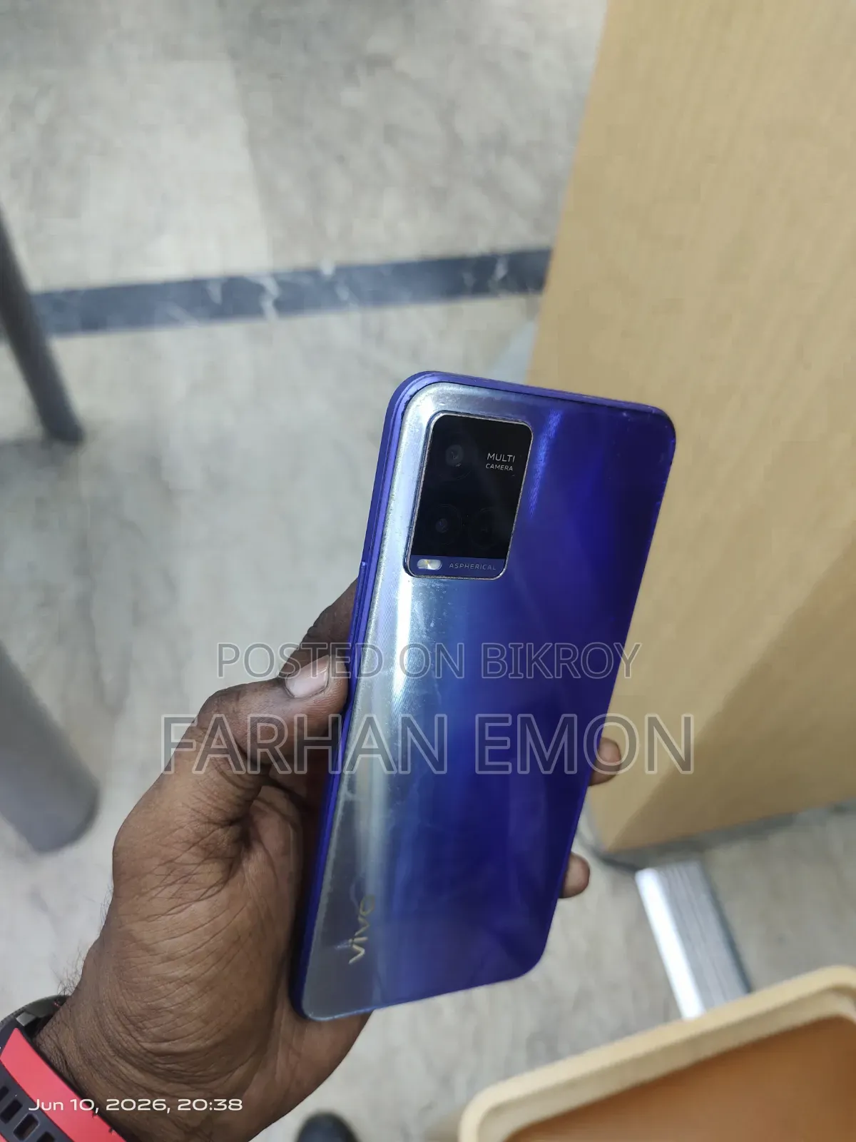 Vivo Y21 64 GB Blue