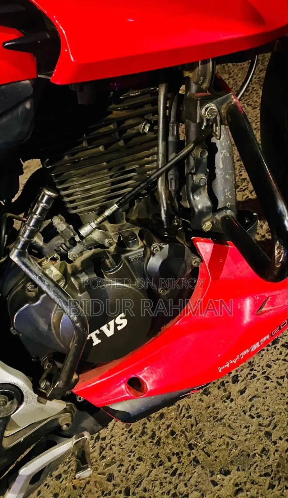 TVS Apache 160 4V 2020 Red