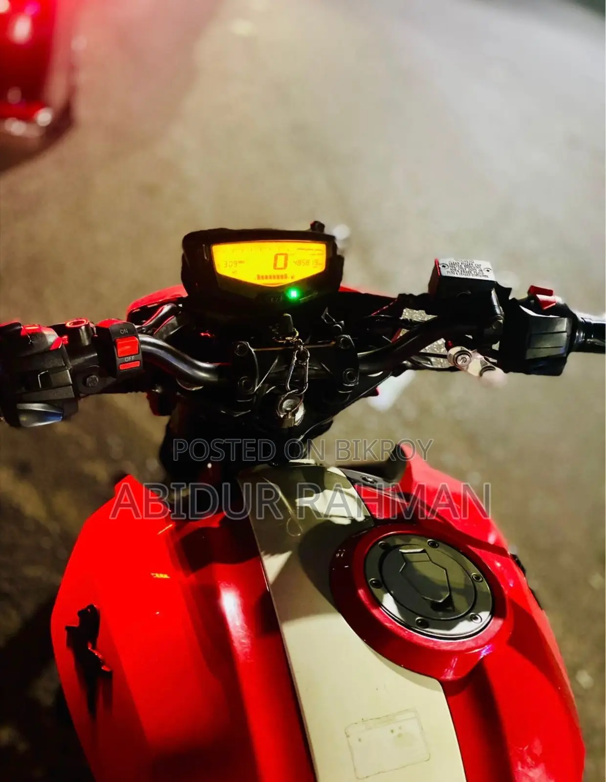 TVS Apache 160 4V 2020 Red