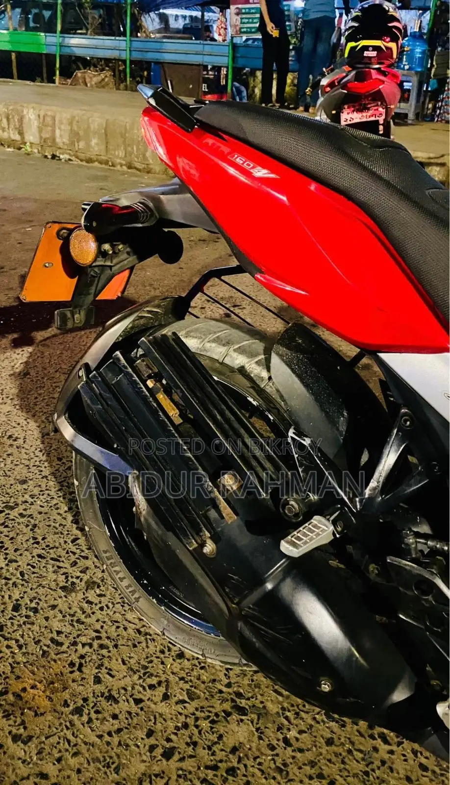 TVS Apache 160 4V 2020 Red