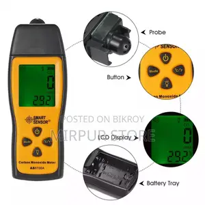 Carbon Monoxide Gas Detector Meter AS8700A Smart Sensor