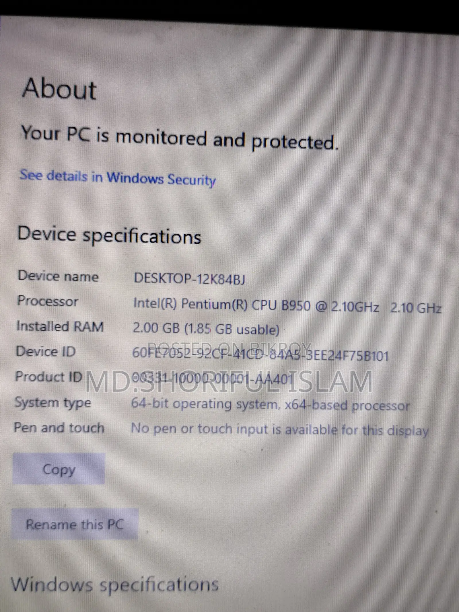Laptop Compaq 2GB Intel Core 2 Duo HDD 500GB