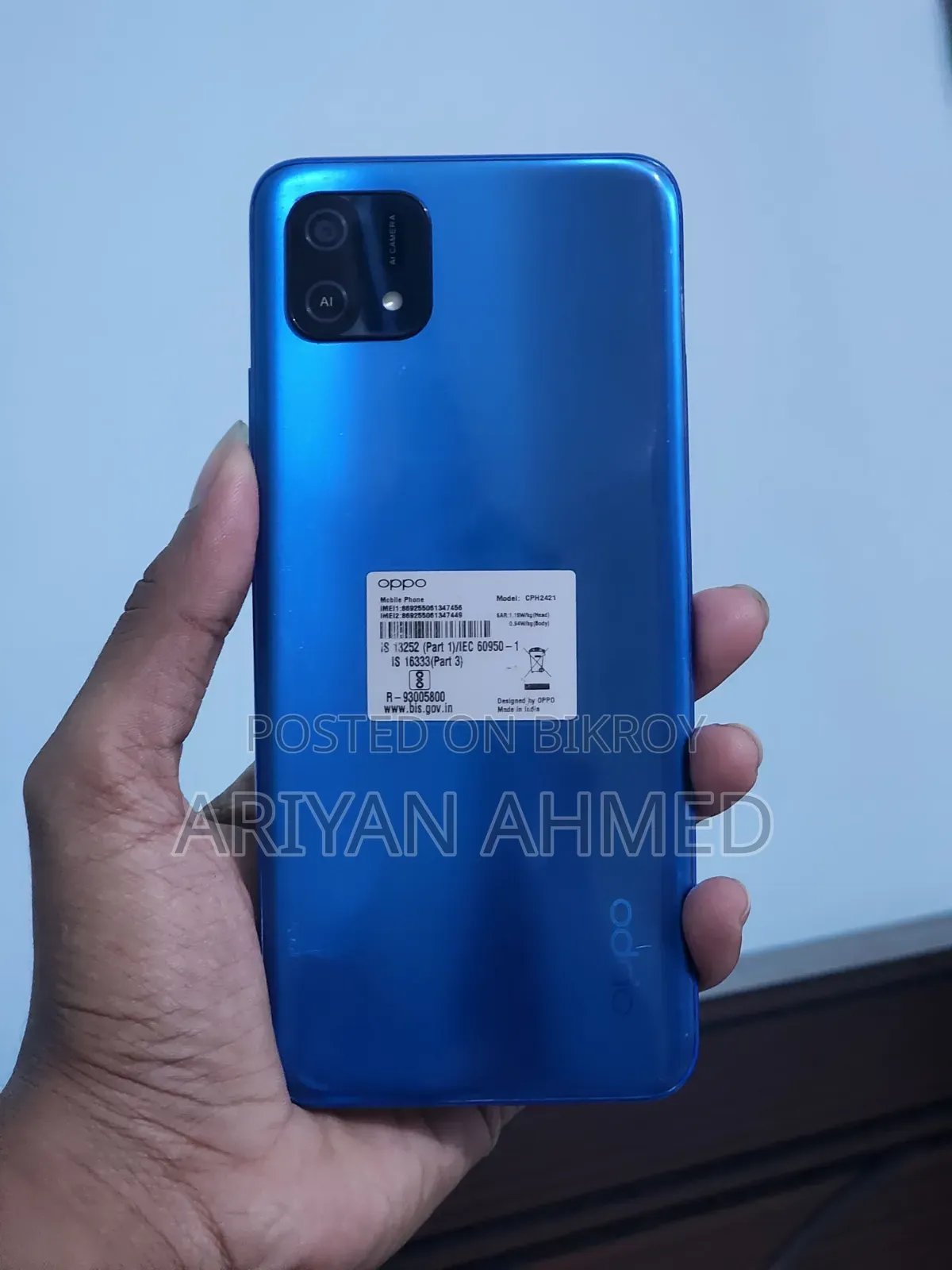 Oppo A16 64 GB Blue