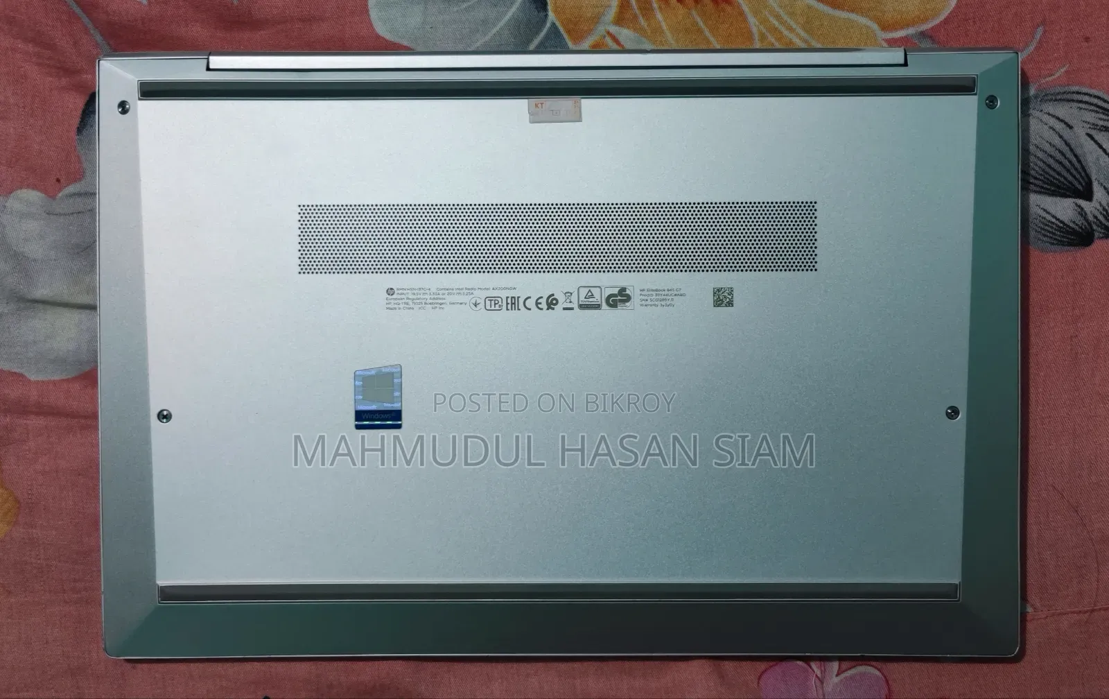 Laptop HP EliteBook 845 G7 16GB AMD Ryzen 5 SSD 512GB