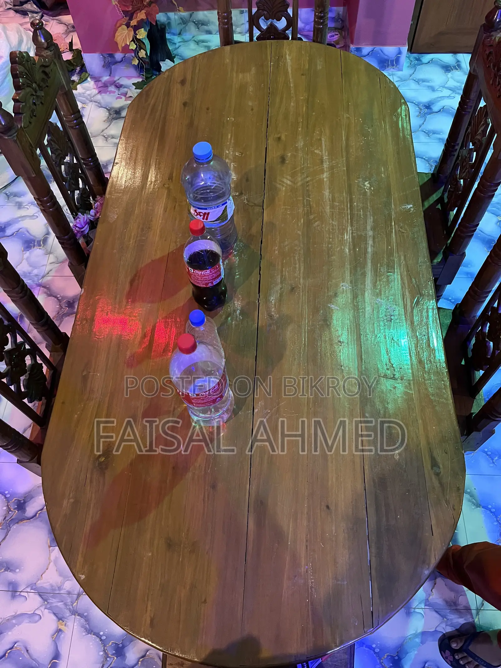 ডাইনিং টেবিল সাথে ৬ টি চেয়ার