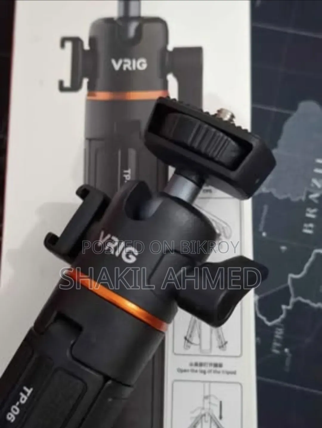 Vrig TP-06 মোবাইল ভ্লগ মিনি ট্রাইপড