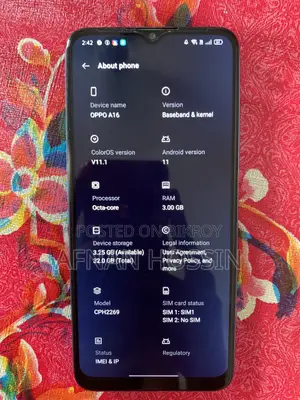 Oppo A16 32 GB Blue