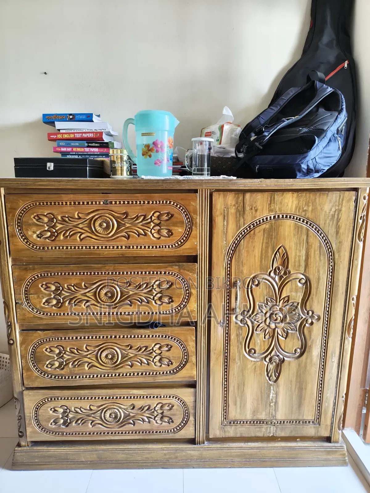 Shagun Wood Wardrobe