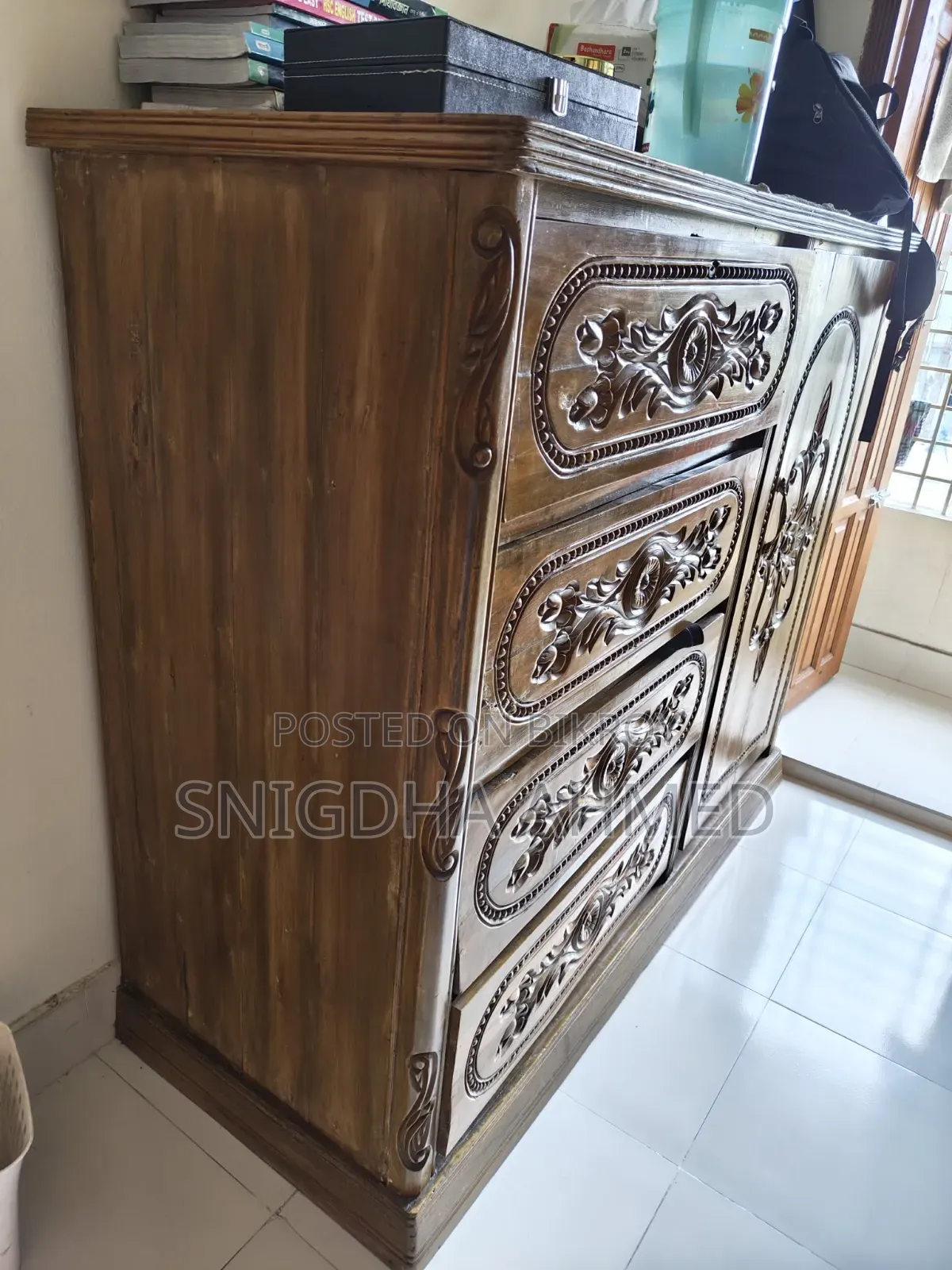 Shagun Wood Wardrobe